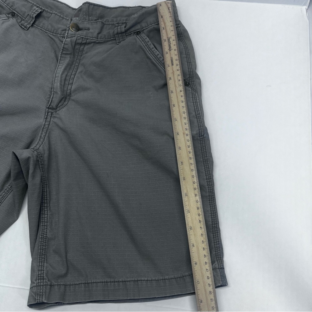 Carhartt Men's Gray Flat Front Shorts - Picture 4 of 11